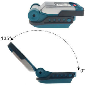 Reflector inalámbrico portátil para Makita, luz de trabajo de 18V, Compatible con batería de iones de litio Makita / Milwaukee de 14,4 V y 18V - Product Image 3