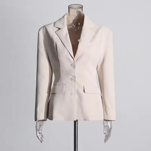 Nuovo arrivo abito sottile elegante di alta qualità per le donne solido da donna due pezzi set formale ufficio plissettato da donna set gonna - Product Image 2