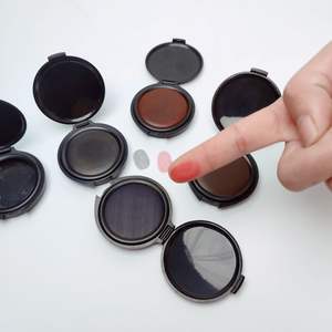 Tampon encreur d'empreintes digitales à encre non toxique noire ronde personnalisée de 40mm <span class=keywords><strong>Tampons</strong></span> <span class=keywords><strong>encreurs</strong></span> pour empreintes digitales de notaire d'avocat - Product Image 4