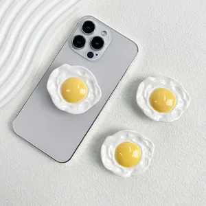 流行高品质鸡蛋手机支架桌面支持可折叠手机手柄