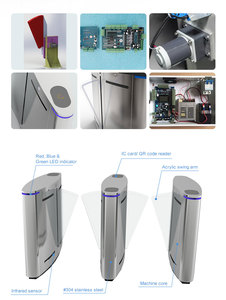 Оптовая цена, многофункциональная система контроля доступа, Барьерный турникет, ворота для офисного использования - Product Image 3