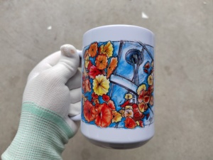 Tazas de cerámica de 15oz al por mayor personalizables <span class=keywords><strong>con</strong></span> su logotipo o fotos recubiertas regalos impresos - Product Image 6