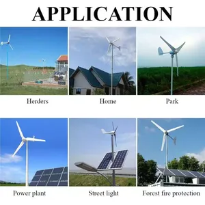12V 24V 48V Home Wind 1kw Wind <b>Generator</b> for Energy Windmill Power Generation 1000w 2000w 3000w Free Energy M3 Wind for - Product Image 4