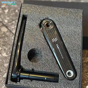 Pédalier de vélo de route en fibre de carbone ultraléger SeeMore 29 mm avec axe en aluminium 110BCD, ensemble de bras de manivelle pour vélo de gravier avec capteur de puissance - Product Image 4
