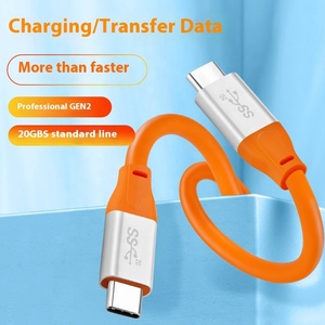 Werks großhandel Multifunktion datenkabel USB C 3.1 Typ C Stecker auf Typ C Stecker 4k 20 Gbit/s 100W Laptop Schnell ladekabel - Product Image 5