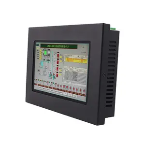 7 8 10 12 Inches Dual DB9 Ports Industrial PC 24V DC Power Input Touch Display Rugged Metal Case Touch Panel PC