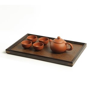 Juego de Bandeja de Té de Bambú Estilo Zen Retro, Plana y Ecológica, para Almacenamiento de Té Kung Fu y Preparación en Seco, Origen Anji - Product Image 4