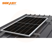 Rel Aluminium Mini SOEASY untuk Pemasangan Panel Surya di Atap Logam
