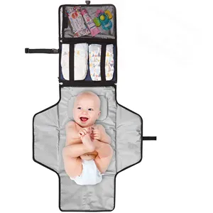 Voyage Softy bébé couche matelas à <span class=keywords><strong>langer</strong></span> <span class=keywords><strong>couverture</strong></span> en polyester imperméable pour bébé pratique et confortable - Product Image 1