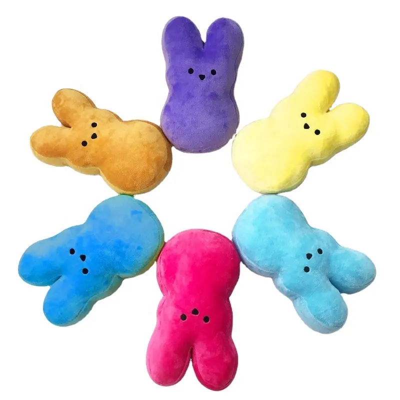 15cm Peeps peluş tavşan Peep paskalya oyuncaklar dolması hayvan bebek çocuk yumuşak paskalya tavşanı oyuncaklar
