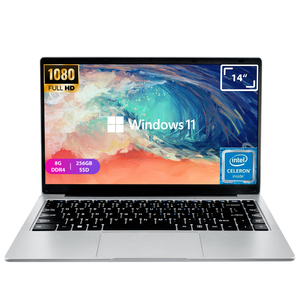Wholesale Low Price Light Weight Laptop 14.1 Inch 1920 X 1080 N4500 8GB <b>DDR4</b> 512GB SSD Study and Office Use Laptop - Product Image 1
