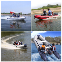 Bateau pneumatique de conception la plus récente 2022 avec moteur, bateau pneumatique d'usine avec plancher pneumatique, bateaux pneumatiques avec certification CE