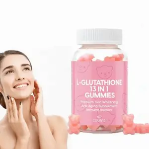 Oem Private Label Biologisch L-Glutathion Collageen 13 In 1 Huidverhelderende Gummies