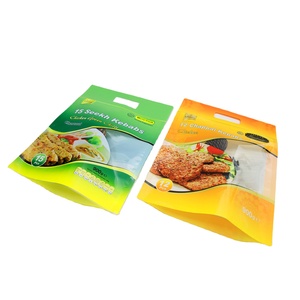 3 bên con dấu dây kéo túi nhựa độ ẩm bằng chứng PET + PE tay dài xử lý cho thực phẩm gia vị nước sốt Kẹo Cà Phê bao bì lưu trữ - Product Image 1