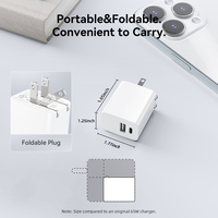 Chargeur mural USB PD universel 20W 12V 1.67A 9V 2A, certifié FCC UL ROHS CE, chargeur portable pour iPad Air