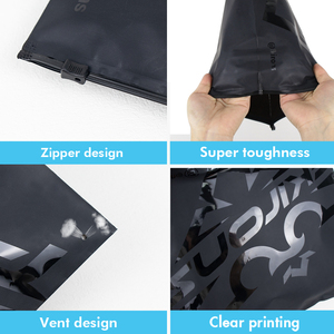 Custom <strong>Printing</strong> Logo PET Plastic Waterproof Slide Zipper Zip Lock UV <strong>Printing</strong> Packing Bags For Clothing - Product Image 6