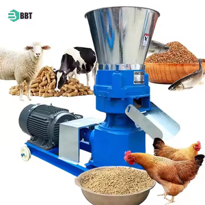 Profesyonel 3Kw Motor yem pelet ekipmanları çiftlik çiftlik balık gıda yüksek verimlilik için 2-6Mm ayarlanabilir yeni durum - Product Image 1
