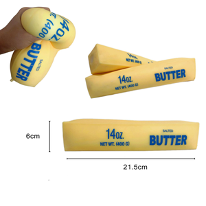 New Kawaii Simulated Butter <b>Squishy</b> Toy Jumbo Slow Rising Stick Wet Soft Polyurethane Decompression Slow Rebound Cute for Kids - Product Image 5
