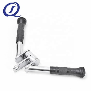 Equipo de gimnasio Fitness 36 pulgadas cromado sólido rotatorio Lat <span class=keywords><strong>Bar</strong></span> con bola puños - Product Image 2
