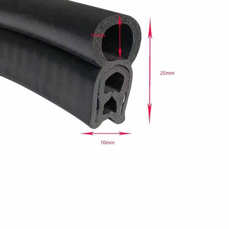 Резиновая пластиковая уплотнительная лента для погоды, уплотнительная лента с металлом для автомобильной/автобусной двери