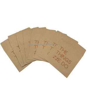 Eco Friendly Gift <strong>Envelope</strong> Seed Packet <strong>Mini</strong> Kraft 200gsm Wallet Style <strong>Envelopes</strong> Adhesive Tape Matte/Glossy Lamination Custom - Product Image 2