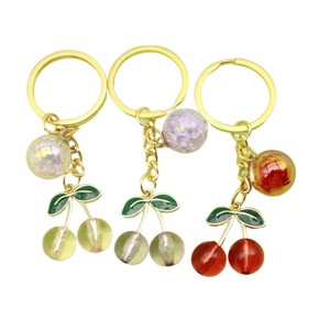 Carino cartone animato piccolo fiore rosso portachiavi piccolo ciondolo in metallo fata cuore per la confessione degli studenti decorazioni ispirate - Product Image 5