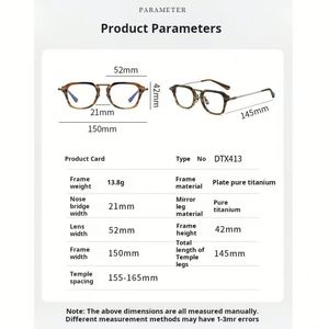 Vente en gros de lunettes optiques rétro de haute qualité en titane pur, montures de lunettes de vue pour hommes de style aviateur - Product Image 6