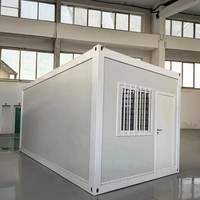 Le bureau pliable personnalisé de 20 pieds contient une chambre de conteneur préfabriquée à pliage facile Maison préfabriquée Indonésie