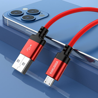 Cables trenzados de nailon para dispositivos electrónicos, cable micro usb tipo C de carga rápida, accesorios y partes de uso comn