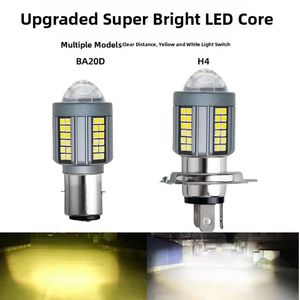 ใหม่ 12V BA9S หลอดไฟ LED ไฟตัดหมอก 6000K สีขาว 18W 4000LM หลอดไฟอัตโนมัติสากลการปรับปรุงเพิ่มเติมสำหรับรถยนต์รถจักรยานยนต์ - Product Image 2