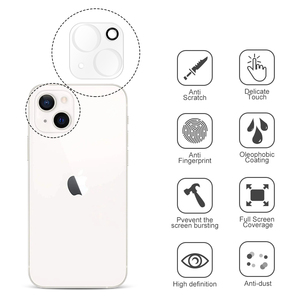 Protecteur d'objectif d'appareil photo HD en verre trempé Protecteur d'objectif d'appareil photo pour Iphone12 13 14 15 Pro Max Film d'objectif d'appareil photo - Product Image 5