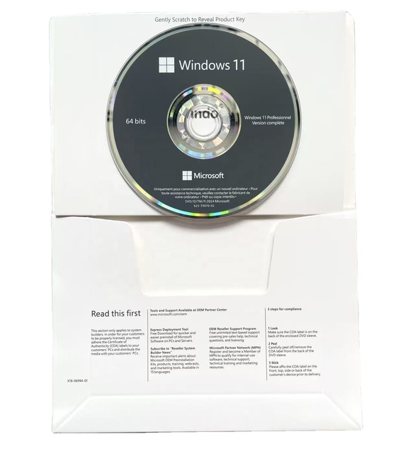 Windows11 Pro DVD Box 100% Globally Online Activation 12-month Warranty Key USA Origin