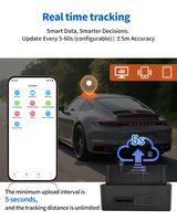 TracerKing Mini OBD GPS-Tracker 4G LTE Wiederaufladbare Batterie Wasserdicht Automotive Echtzeit-Tracking Android-App Geofencing