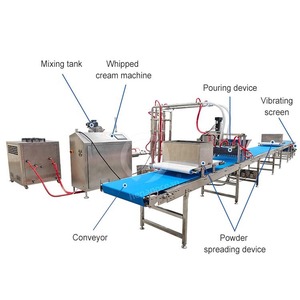 Máquina Industrial para Hacer Malvaviscos en Forma de Corazón OCEAN, Línea de Producción Automática de Dulces de Malvavisco Tipo Sándwich - Product Image 2