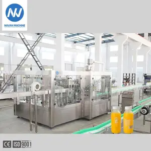 Manufacturer Customized Tea Beverage Apple Juice Orange Juice Fully Automatic 3-in-1 Filling Machine