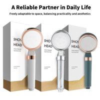 Pommeau de Douche Pluie Haute Pression ABS YEETE à Expédition Rapide avec Filtre d'Adsorption Certifié NSF, Finition Chrome Unique, pour Salle de Bain Moderne