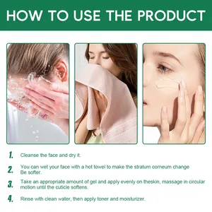 Wholesale Private Label Bulk Peeling Gel Natural Organic Moisturizing Face Body Scrub Dead Skin Removal Exfoliating Gel