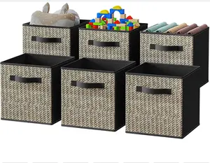 컬러 고급 솜씨 대용량 접이식 다기능 실용성 강한 클래식 스타일 가정용 수납 상자