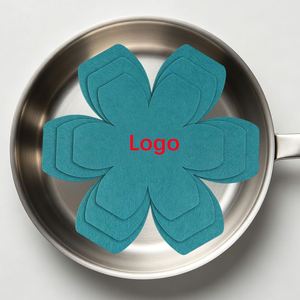 Protections en feutre personnalisées empilables, séparateurs épais pour casseroles et poêles, protection contre les rayures pour ustensiles de cuisine, réutilisables pour le rangement en cuisine - Product Image 1