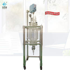 Impianto pilota di laboratorio scala rivestito reattore vetro filtro distillazione sotto vuoto Kit di filtrazione apparato - Product Image 2