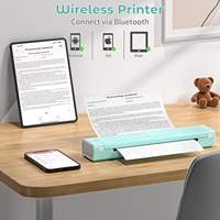 Impresora Térmica Portátil Phomemo M08F A4, Mini Impresora Inalámbrica sin Tinta para Hogar, Oficina, Viajes, iOS, Android, Windows