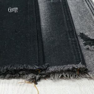 Tessuto Denim Twill Doppio Peso Non Elasticizzato 10*7 OE 50/50 Cotone Poliestere Larghezza 180cm in Rotoli per Produzione di Abbigliamento - Product Image 3