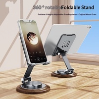 Support de téléphone portable et tablette multifonctionnel en métal, rotatif à 360°, pliable, portable, organiseur de bureau pour tous les téléphones