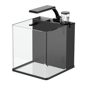 <span class=keywords><strong>Aquarium</strong></span> miniature en verre noir carré ultra transparent, écologique, pour poissons d'eau salée - Product Image 4