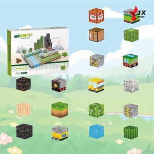 2025 tendance produit 3d ensemble éducatif aimant Cubes jouets enfants magique mon monde mine blocs de construction magnétiques pour enfant - Product Image 6
