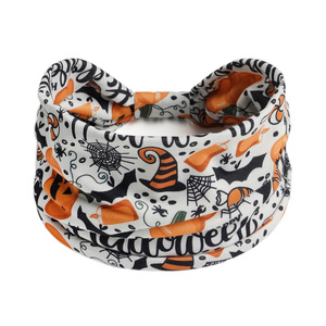 Diadema <span class=keywords><strong>de</strong></span> Halloween al por mayor con patrón <span class=keywords><strong>de</strong></span> fantasma, <span class=keywords><strong>calabaza</strong></span>, calavera y araña, accesorios elásticos universales para el cabello para hombres y mujeres - Product Image 2