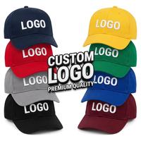 Gorra de Béisbol Casual de 6 Paneles de Algodón para Primavera y Verano, Bordado 3D Unisex, Logotipo Personalizado, Talla Ajustable