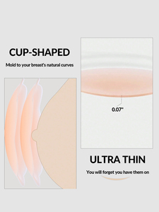 Flower <strong>Shape</strong> 10cm <strong>Nipple</strong> Covers Women Reusable Adhesive Breast Petals Seamless Soft Invisible Design OEM ODM Private Label - Product Image 6