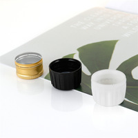 Bouteille pour liquide buccal de 30ml, 60ml, 100ml, flacon rond en verre, ambre végétale avec bouchon en aluminium