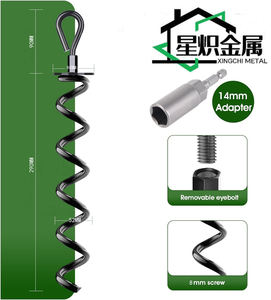 Spiral Spring Ground <strong>Anchor</strong> <strong>Kit</strong> for <strong>Trampoline</strong>, Tents, Canopies - Product Image 4